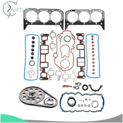 Juego completo de juntas y cadena de distribución 1999-2006 para GMC Savana 1500 2500 4,3 L Foto 1 de 4