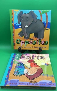 5-Double Delight Books/Opposites, Farm, Zoo, + More - Flip the Flap Series EUC - Imagen 1 de 18