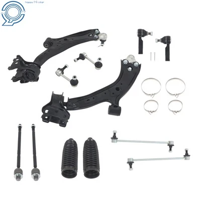 07-11 For Honda CR-V Control Arm Suspension Kit w/Ball Joints Tie Rod Set 50538L Foto 1 de 4