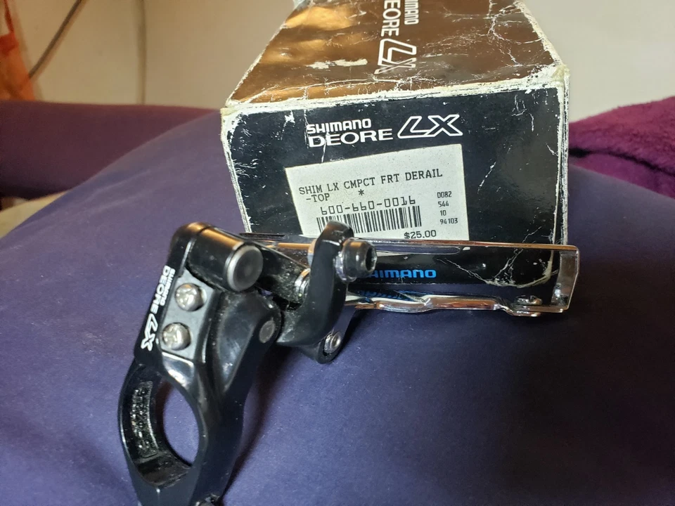 Vintage Shimano Deore LX FD-M563 Front Derailleur 28.6 mm Top Pull MTB 90s  - Image 1 of 4
