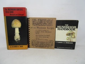 Lot of 3 Mushroom Books Recipes Field Guide Handbook - Picture 1 of 14
