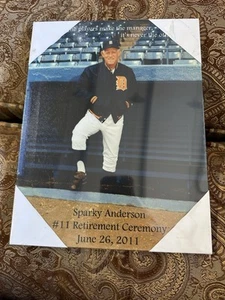 Sparky Anderson Retirement Ceremony Picture 8x10 - Picture 1 of 2