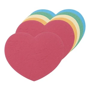100PCS Heart Paper Cutouts 3 Inch Assorted Color Heart Shaped Cut Outs for Va... - Picture 1 of 6