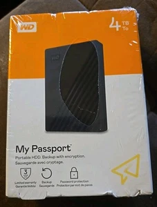 Western Digital 4TB USB External Hard Drive. New In Box - Afbeelding 1 van 1