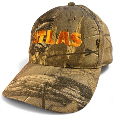Gorra Atlas Camuflaje Naranja Bordado Estructurado Correa Realtree Caza Foto 1 de 4