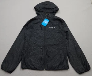NEU Columbia Regenjacke Damen XS schwarz Blumen Auroras Wake II Hoodie Mantel Neu mit Etikett - Bild 1 von 10