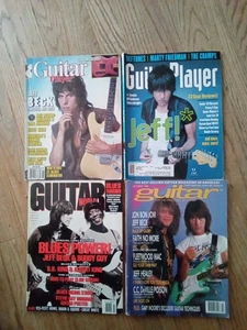 Jeff Beck 4 Magazine Lot Guitar World,player,for The Practicing Musician - Picture 1 of 13