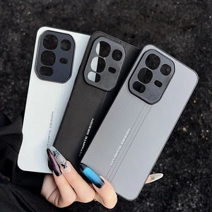 For Infinix Note 50 4G, Luxury Hybrid Leather Business Shell Cover Case - Picture 1 of 15