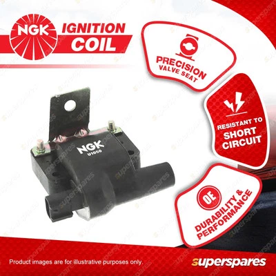 NGK Ignition Coil for Daihatsu Feroza F300 1.6L 4Cyl 16V HD-E 70kW 1991-1999 - image 1 of 2