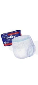 LivDry Adult XXL Incontinence Underwear, Overnight Comfort Absorbency, Leak P... - Picture 1 of 8
