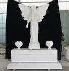 MONUMENTAL MARBLE ANGEL   MONUMENT HEADSTONE - MM44