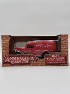 ERTL 1936 Ford Panel Anheuser Busch Die-cast Metal Locking Coin Bank - Picture 1 of 7