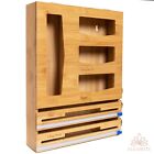 Bamboo Food Storage Bag Organizer For Kitchen Drawer Foil,  Wrap, And Food Bags