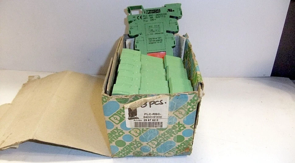 8 Phoenix Contact Terminal Blocks PLC-RSC- 24DC/21HC - Image 1 of 3