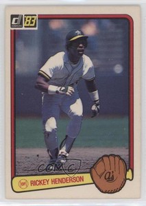 1983 Donruss Rickey Henderson #35 HOF