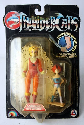 RARA FIGURA VINTAGE 1986 THUNDERCATS CHEETARA & WILYKIT LJN ¡NUEVA! Foto 1 de 4