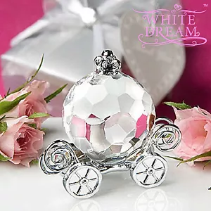 Crystal Pumpkin Carriage - Wedding / Party Favours | Table Decoration | NEW - Picture 1 of 1