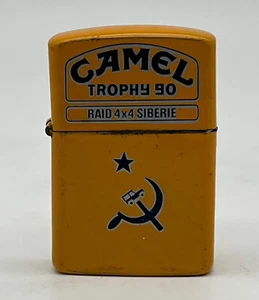 Feuerzeug Camel Trophy 90 Raid 4x4 Siberie in gelb - Vintage Retro - Bild 1 von 5