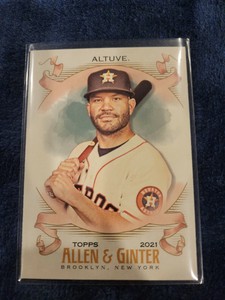 2021 JOSE ALTUVE TOPPS ALLEN & GINTER 