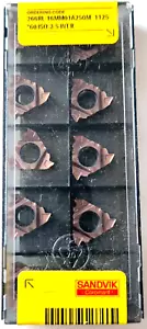 SANDVIK 266RL-16MM01A250M 1125 *60ISO-2.5 INT R Carbide Threading Insert - Picture 1 of 2