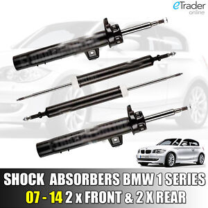 BMW 1 Series Front & Rear Shock Absorbers x4 Shockers Gas Shocks 07 - 14 SET 