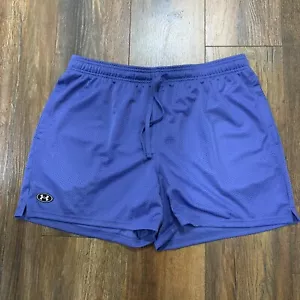 UA, Icon Mesh Shorts, Under Armour, 5" Inseam, Starlight/White Men’s Size - Picture 1 of 7