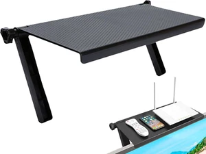 TV Top Shelf Screen Top Storage Stand, Black Computer Monitor Top Mounting Brack - Picture 1 of 7