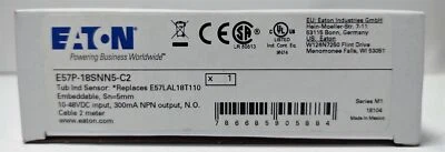 Eaton E57P-18SNN5-C2 Inductive Proximity Sensor - Image 1 of 4