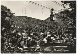 SANREMO - S. ROMOLO - IMPERIA - FUNIVIA MONTE BRIGNONE - VIAGG. 1957 -51153- - Picture 1 of 1