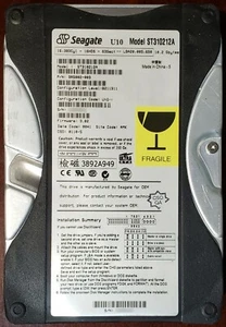 Seagate ST310212A 10,2GB 3,5" IDE/ATA-66 U10 Festplatte, FW: 3,02, Refurb - Bild 1 von 2