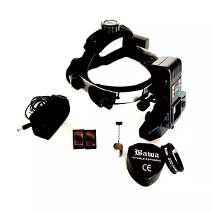 Oftalmoscopio indirecto vintage inalámbrico y recargable + lente 20D y 40D - Imagen 1 de 5