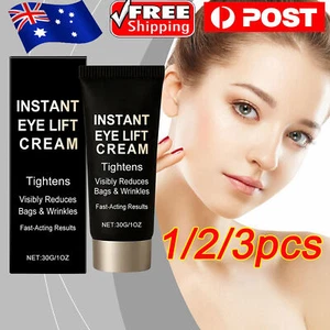 Instant Remove Wrinkle Eye Cream Eye Bags Dark Circles Anti Puffiness Firm Serum - Picture 1 of 12