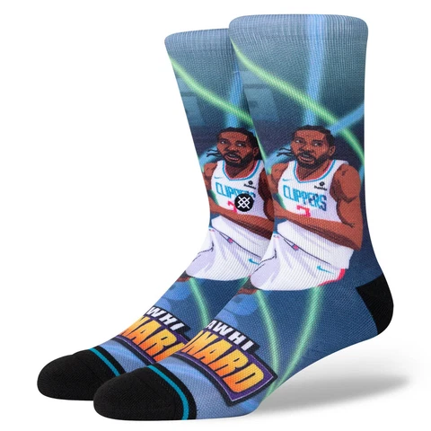Kawhi Leonard Los Angeles Clippers Stance NBA Fast Break Socks Large Mens 9-13 Cover