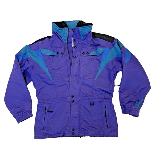 CANADA GOOSE Giacca da sci snowboard invernale Hard Corps vintage taglia L full zip a scatto con cappuccio