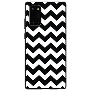 Hard Case Cover for Samsung Galaxy Note Black & White Chevron Stripes - Picture 1 of 7