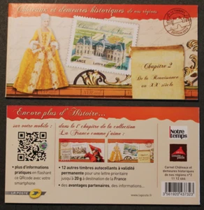 Carnet de 12 timbres BC726 - FRANCE - Châteaux et demeures - Neuf ** - 2012 - Picture 1 of 1