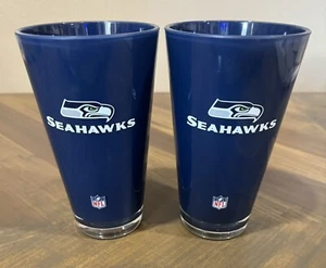 Seattle Seahawks Acrylic Tumblers 2 - 20 Ounce - Picture 1 of 5