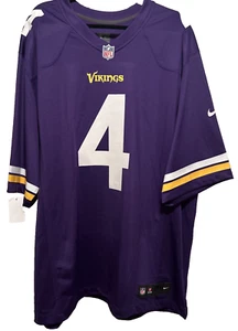 Nike NFL Player Jersey Minnesota Vikings On Field #4 Cook Men’s 3XL Purple New - Picture 1 of 5