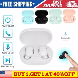 Auriculares Inalámbricos Bluetooth-5.1 Auriculares Auriculares Intrauditivos Deporte A6S Nuevos - Imagen 1 de 18