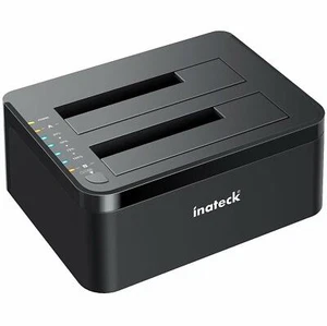 Inateck USB 3.0 Dockingstation, Dual-Schacht Docking, Offline-Klonen unterstützt - Bild 1 von 7