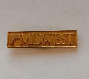 MIDWEST Gold Tone Tack Pin - Picture 1 of 5