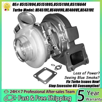 Turbocharger For 2000-2025 Volvo VNL Mack CXU CHU HE400VE Billet Wheel 85157094 Foto 1 de 4