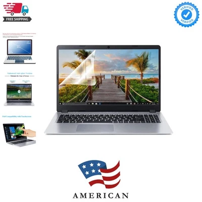 2 件装 15.6 英寸笔记本电脑防眩光垫屏幕保护膜保护套适用于所有 15.6 i... — 第 1/4 张图片