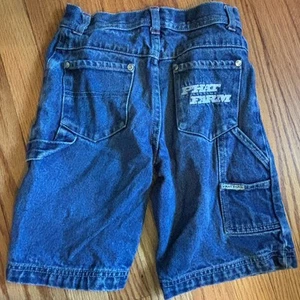 Vintage Y2K Phat Farm Embroidered Logo Shorts Jorts Boys Youth Sz 5!Streetwear - Picture 1 of 5