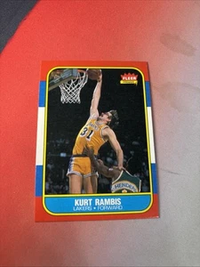 Juego de baloncesto Fleer 1986 Break Kurt Rambis #89 - Imagen 1 de 2