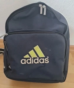 Vintage Adidas Rucksack, dunkelblau, 39 x 35 x 15 cm - Bild 1 von 4