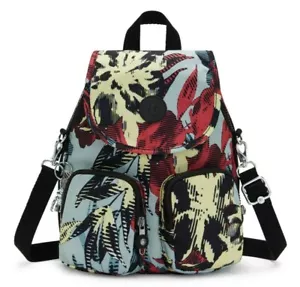 Kipling FIREFLY UP Small Backpack - Casual Flower RRP £87 - Picture 1 of 6