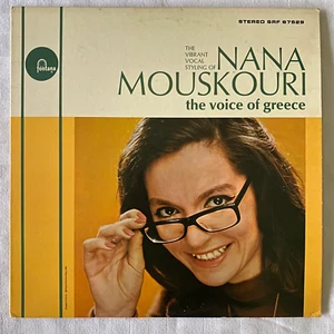 NANA MOUSKOURI: The Voice Of Greece Vinyl Record Album Fontana Records 1964 - Picture 1 of 2