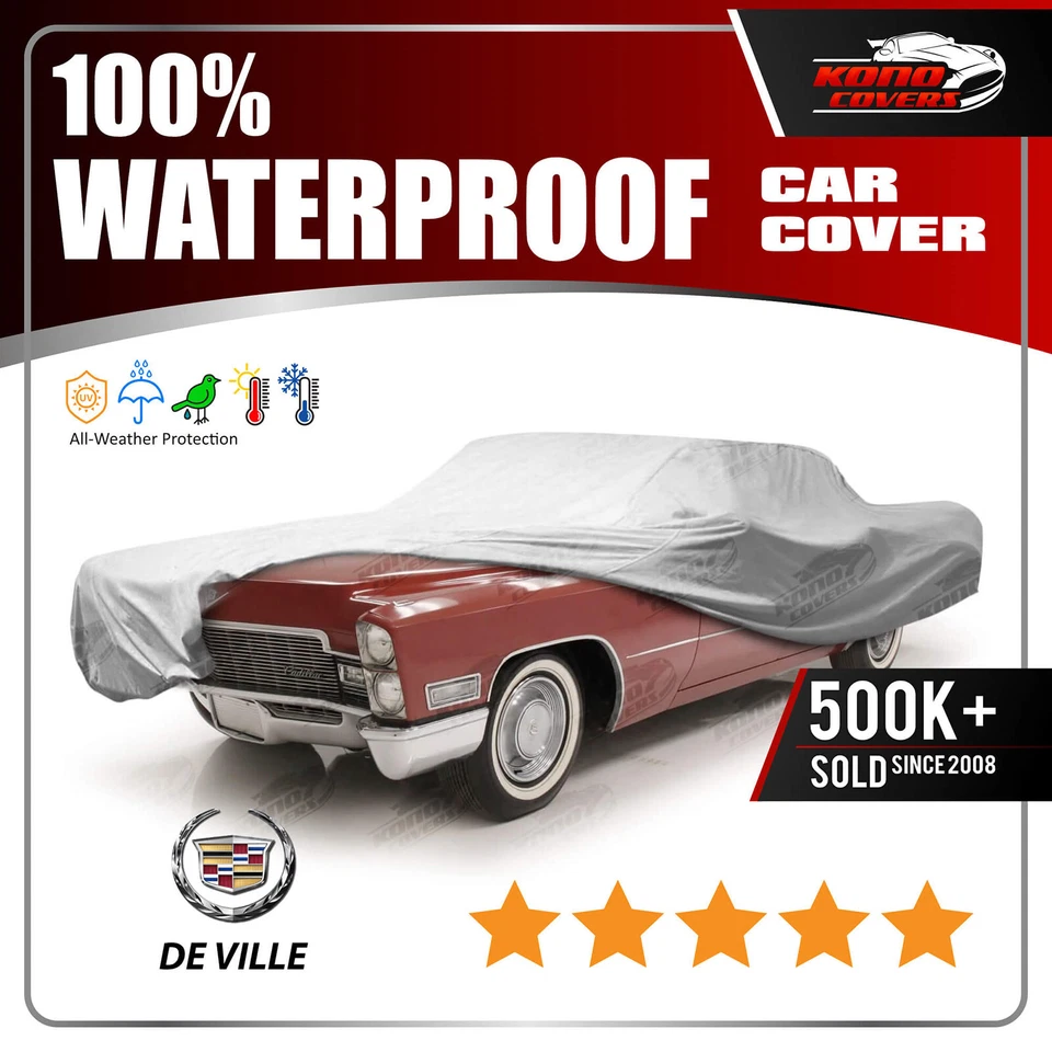 CUBIERTA COCHE CADILLAC SEDAN DEVILLE 1965-1968 - 100% Impermeable 100% Transpirable Foto 1 de 4