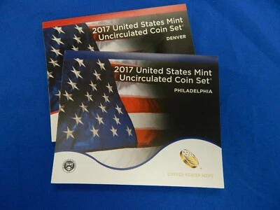2017 US Mint UNCIRCULATED 20 Coin Set 10 Philadelphia & 10 Denver  - Image 1 of 4